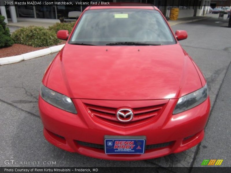 Volcanic Red / Black 2005 Mazda MAZDA6 i Sport Hatchback