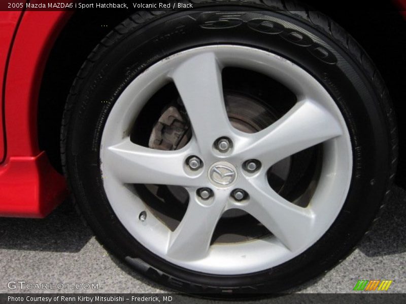 Volcanic Red / Black 2005 Mazda MAZDA6 i Sport Hatchback