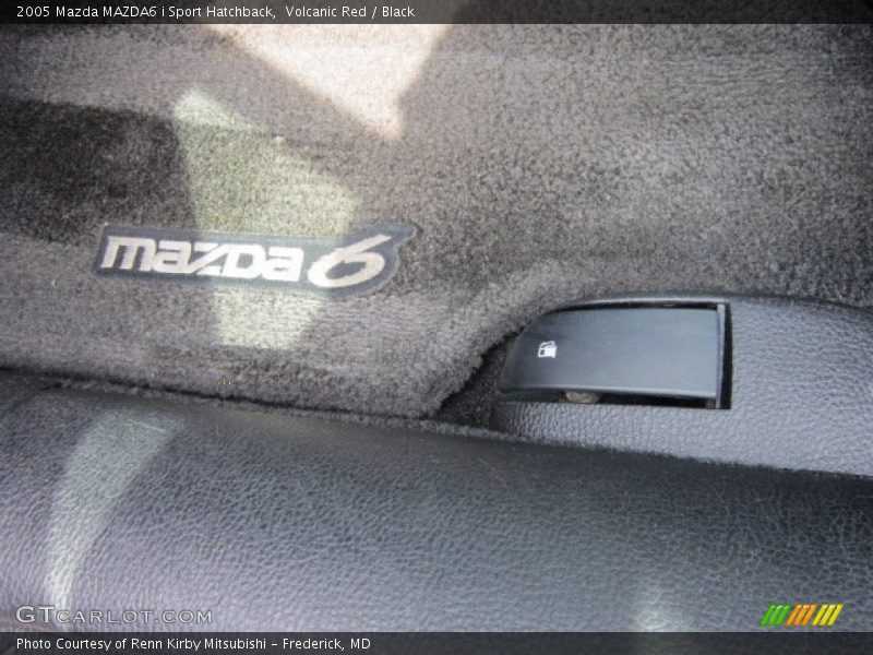 Volcanic Red / Black 2005 Mazda MAZDA6 i Sport Hatchback