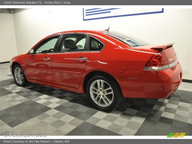 Victory Red / Gray 2009 Chevrolet Impala LTZ