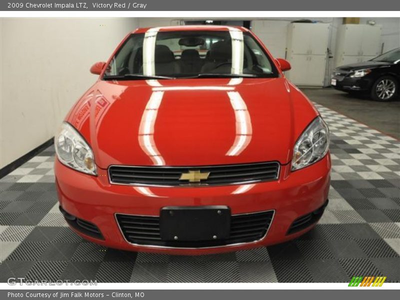 Victory Red / Gray 2009 Chevrolet Impala LTZ