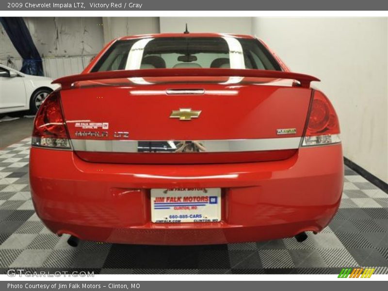 Victory Red / Gray 2009 Chevrolet Impala LTZ