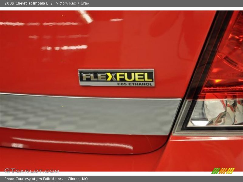 Victory Red / Gray 2009 Chevrolet Impala LTZ