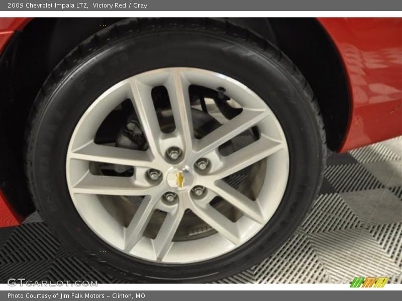 Victory Red / Gray 2009 Chevrolet Impala LTZ