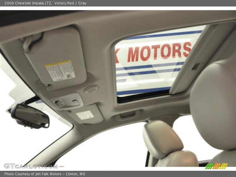 Victory Red / Gray 2009 Chevrolet Impala LTZ