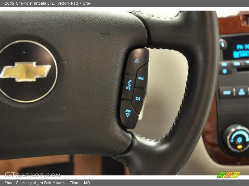Victory Red / Gray 2009 Chevrolet Impala LTZ