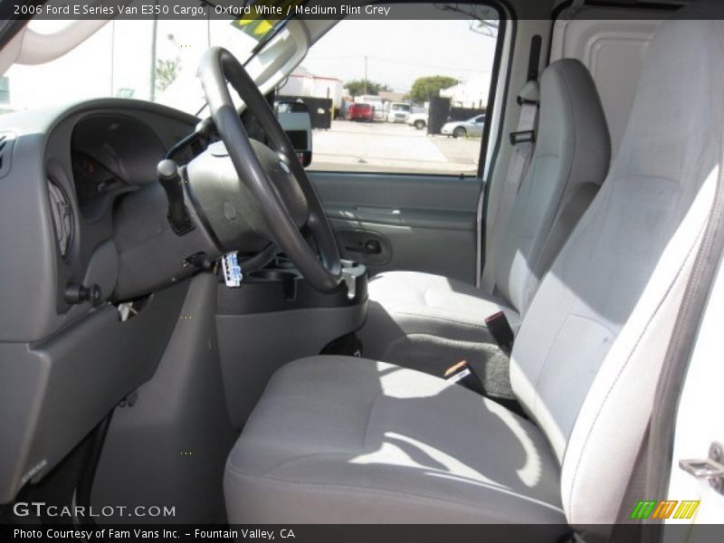 Oxford White / Medium Flint Grey 2006 Ford E Series Van E350 Cargo