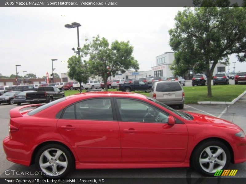 Volcanic Red / Black 2005 Mazda MAZDA6 i Sport Hatchback