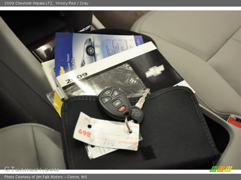 Victory Red / Gray 2009 Chevrolet Impala LTZ