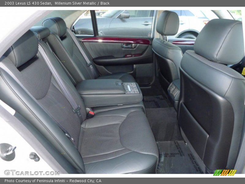 Millenium Silver Metallic / Black 2003 Lexus LS 430 Sedan