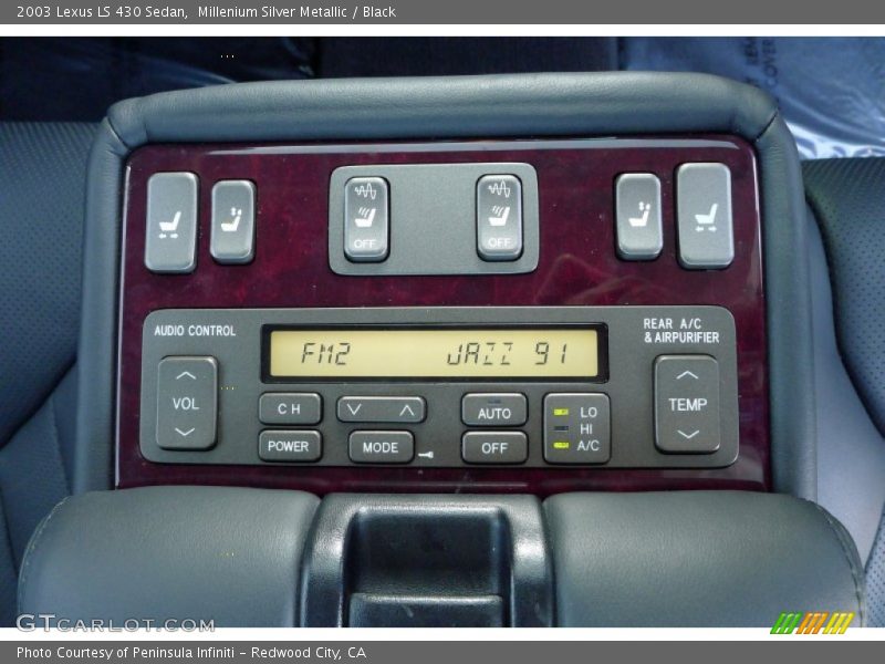 Millenium Silver Metallic / Black 2003 Lexus LS 430 Sedan