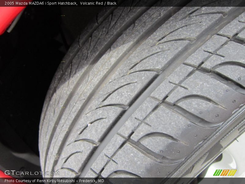 Volcanic Red / Black 2005 Mazda MAZDA6 i Sport Hatchback