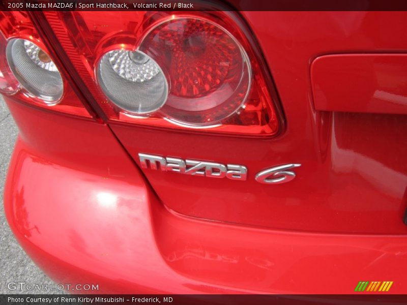 Volcanic Red / Black 2005 Mazda MAZDA6 i Sport Hatchback