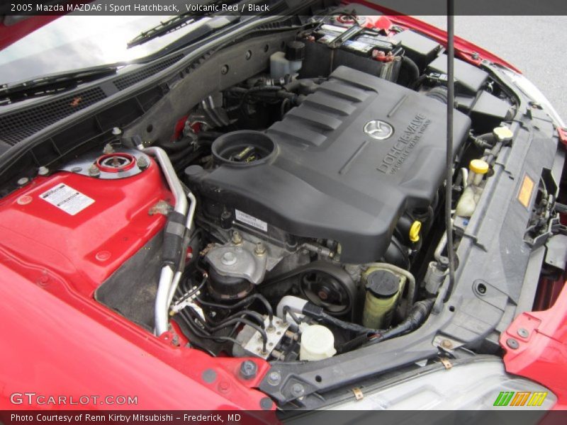 Volcanic Red / Black 2005 Mazda MAZDA6 i Sport Hatchback