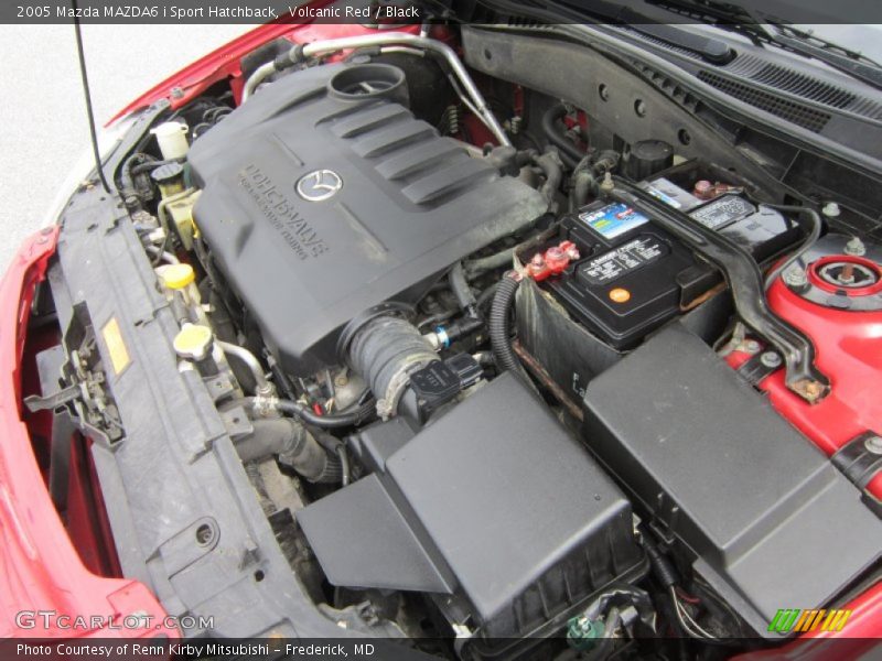 Volcanic Red / Black 2005 Mazda MAZDA6 i Sport Hatchback