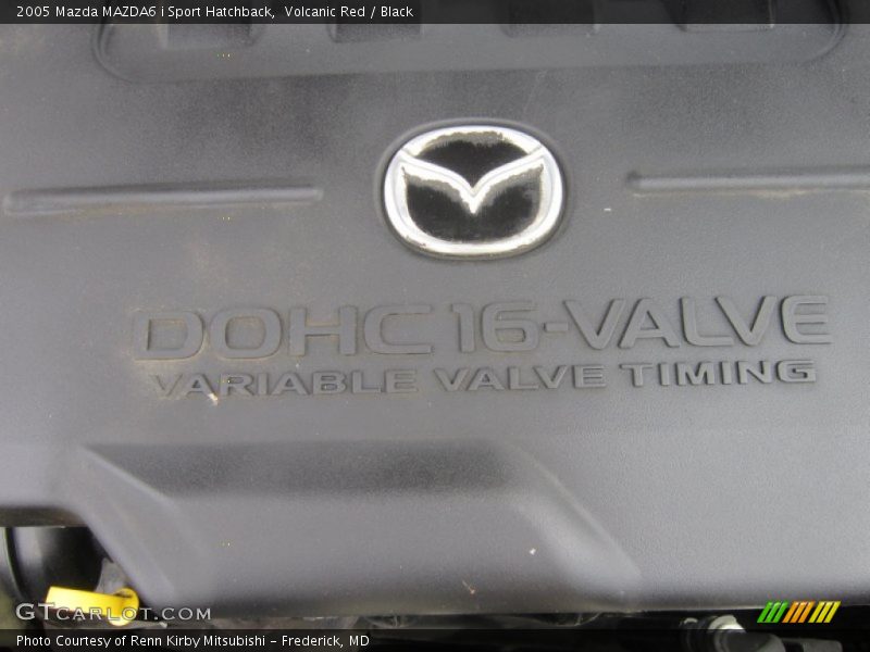 Volcanic Red / Black 2005 Mazda MAZDA6 i Sport Hatchback