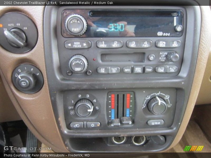 Sandalwood Metallic / Medium Oak 2002 Chevrolet TrailBlazer LS 4x4
