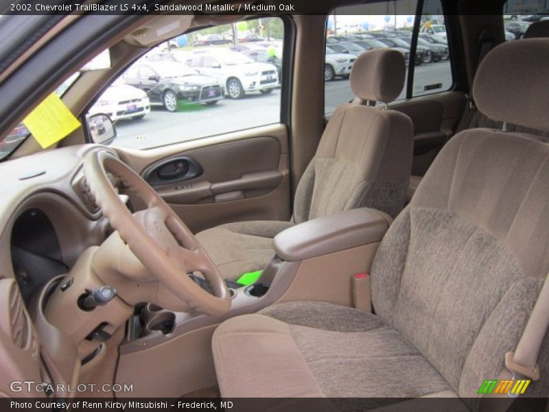 Sandalwood Metallic / Medium Oak 2002 Chevrolet TrailBlazer LS 4x4