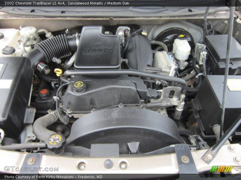 Sandalwood Metallic / Medium Oak 2002 Chevrolet TrailBlazer LS 4x4