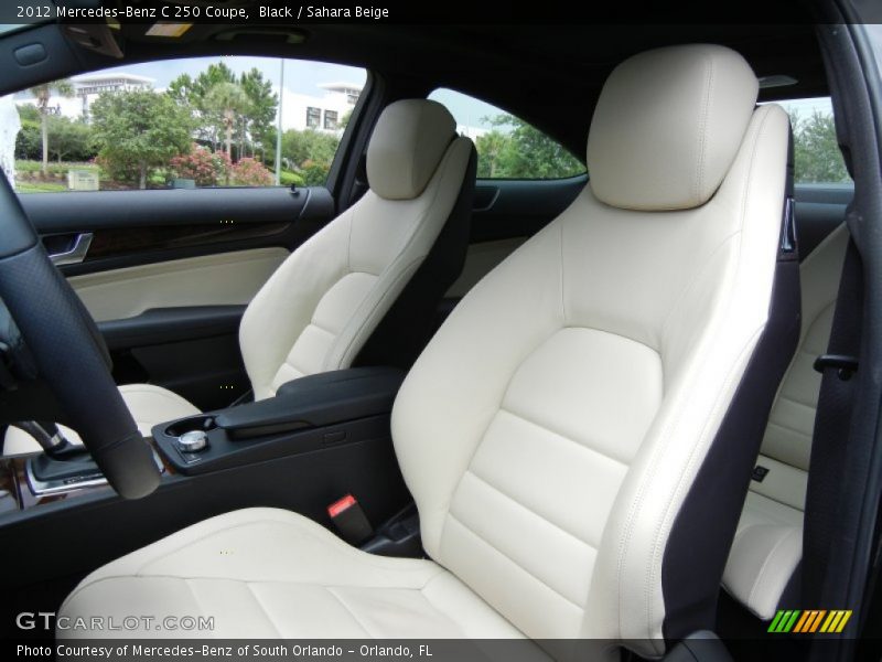 Black / Sahara Beige 2012 Mercedes-Benz C 250 Coupe
