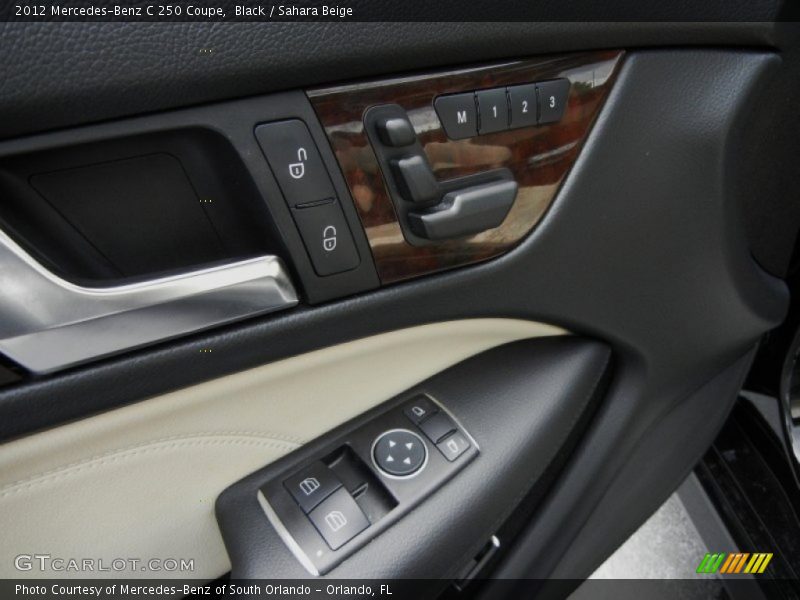 Black / Sahara Beige 2012 Mercedes-Benz C 250 Coupe