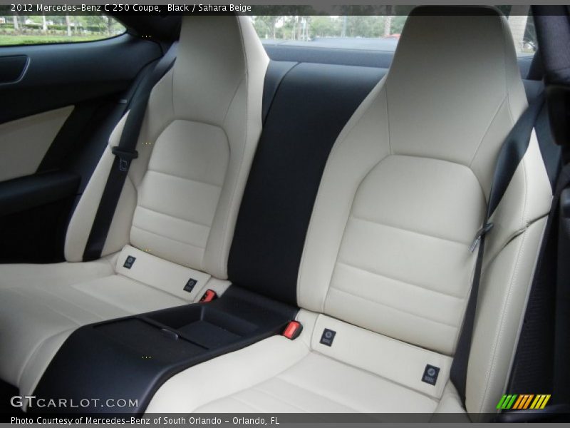 Black / Sahara Beige 2012 Mercedes-Benz C 250 Coupe