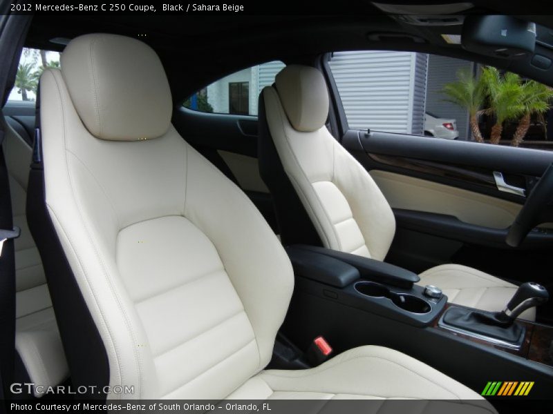 Black / Sahara Beige 2012 Mercedes-Benz C 250 Coupe
