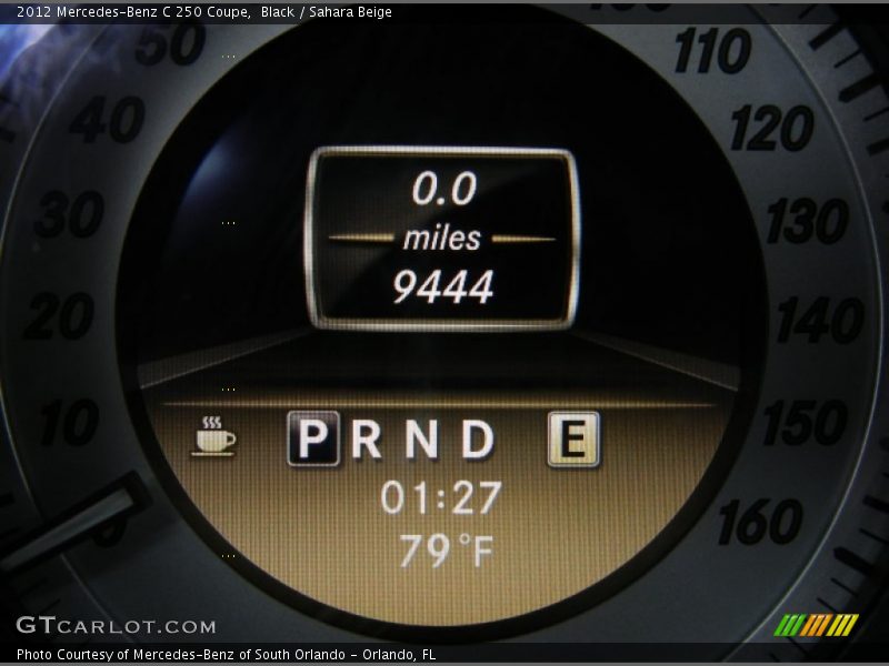 Black / Sahara Beige 2012 Mercedes-Benz C 250 Coupe