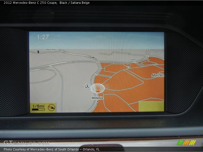 Black / Sahara Beige 2012 Mercedes-Benz C 250 Coupe