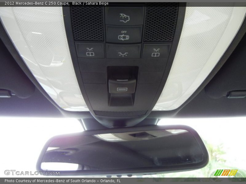 Black / Sahara Beige 2012 Mercedes-Benz C 250 Coupe