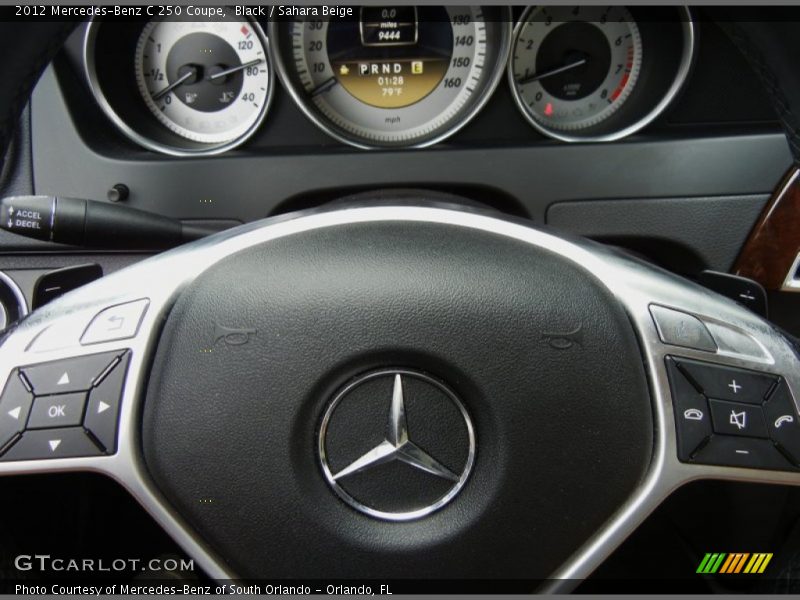 Black / Sahara Beige 2012 Mercedes-Benz C 250 Coupe