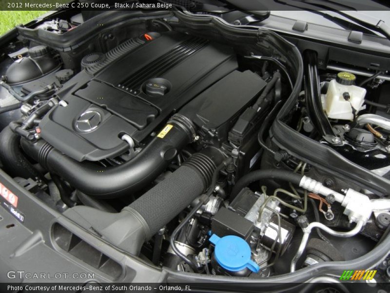 Black / Sahara Beige 2012 Mercedes-Benz C 250 Coupe