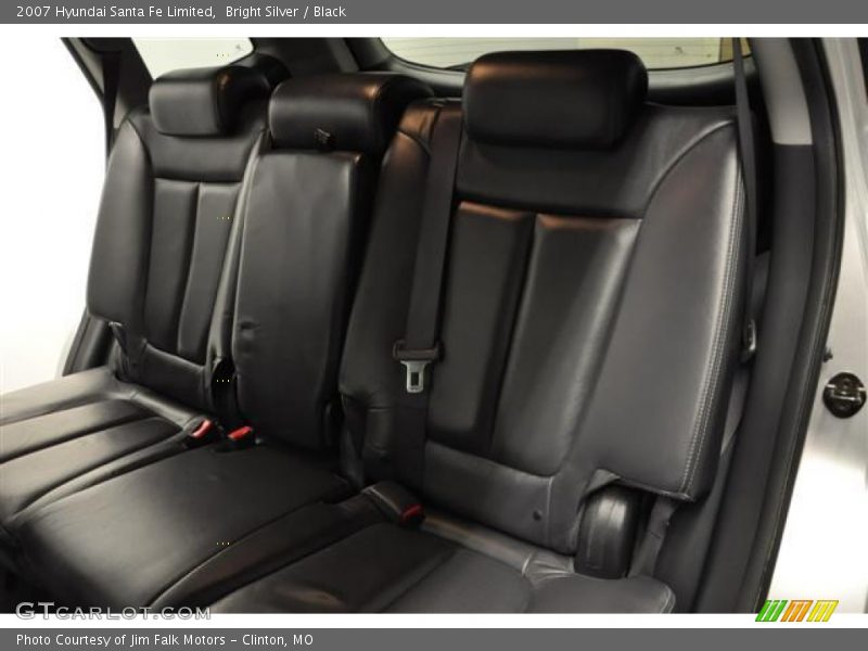 Bright Silver / Black 2007 Hyundai Santa Fe Limited