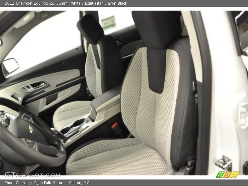Summit White / Light Titanium/Jet Black 2012 Chevrolet Equinox LS