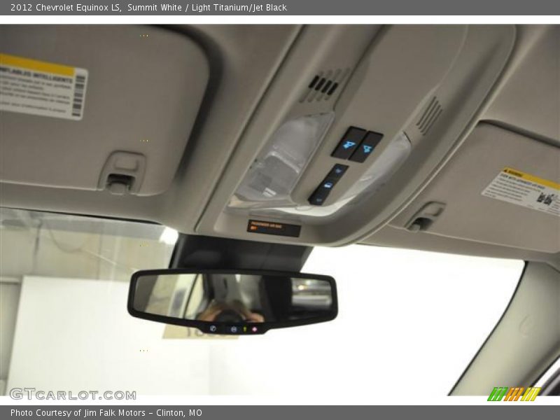Summit White / Light Titanium/Jet Black 2012 Chevrolet Equinox LS