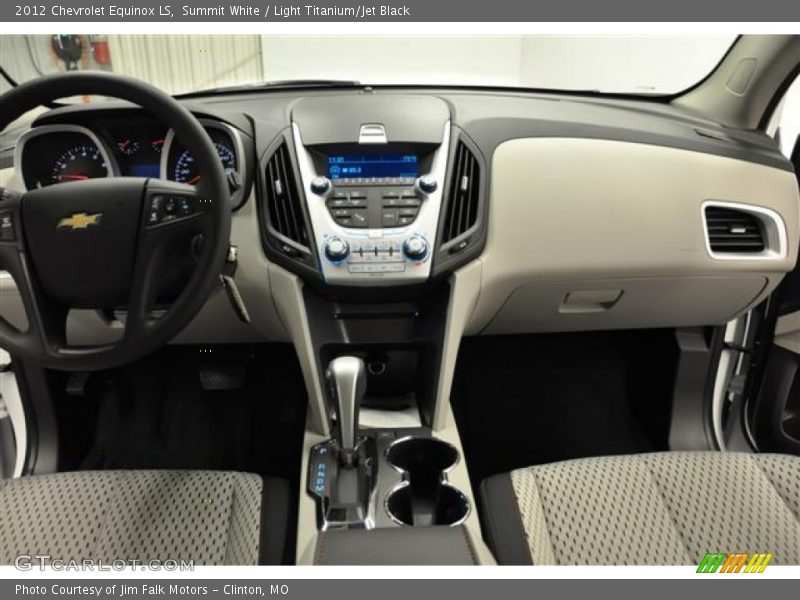 Summit White / Light Titanium/Jet Black 2012 Chevrolet Equinox LS