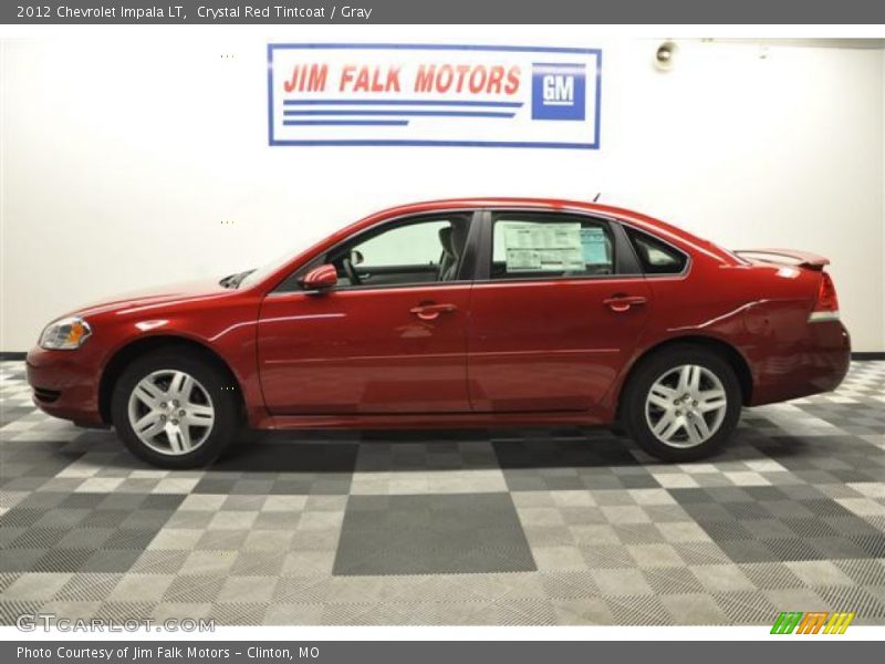 Crystal Red Tintcoat / Gray 2012 Chevrolet Impala LT