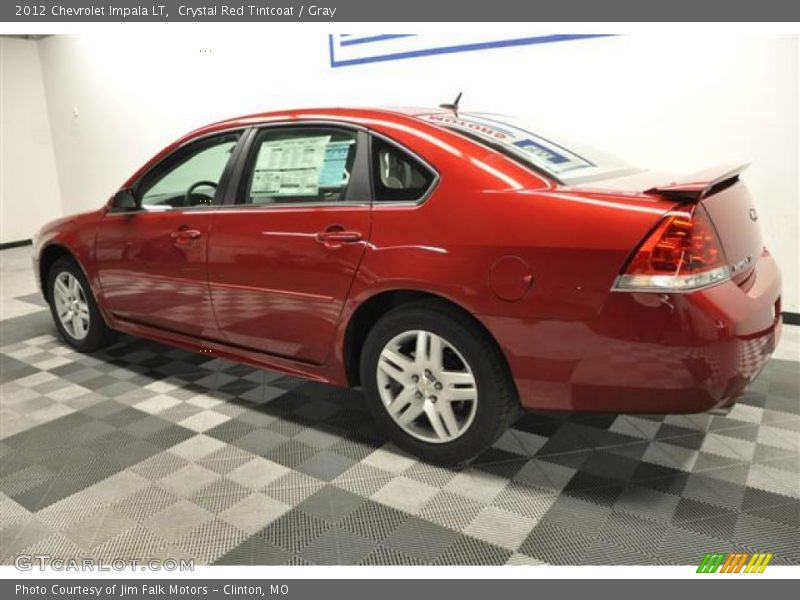 Crystal Red Tintcoat / Gray 2012 Chevrolet Impala LT