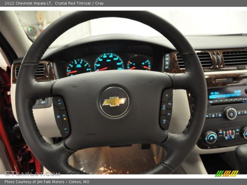 Crystal Red Tintcoat / Gray 2012 Chevrolet Impala LT