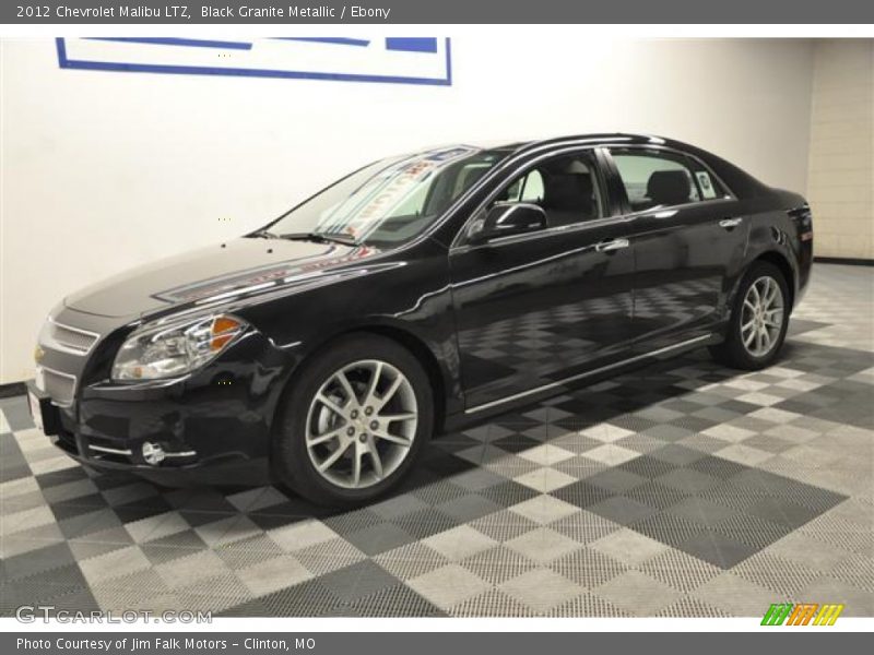 Black Granite Metallic / Ebony 2012 Chevrolet Malibu LTZ