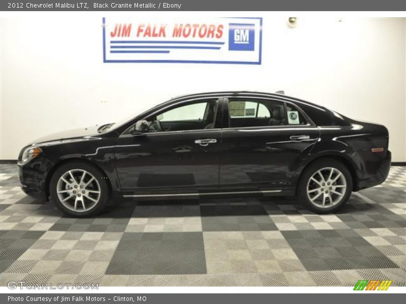 Black Granite Metallic / Ebony 2012 Chevrolet Malibu LTZ
