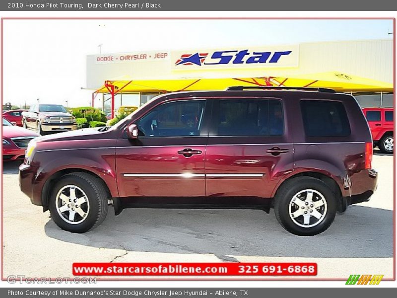 Dark Cherry Pearl / Black 2010 Honda Pilot Touring