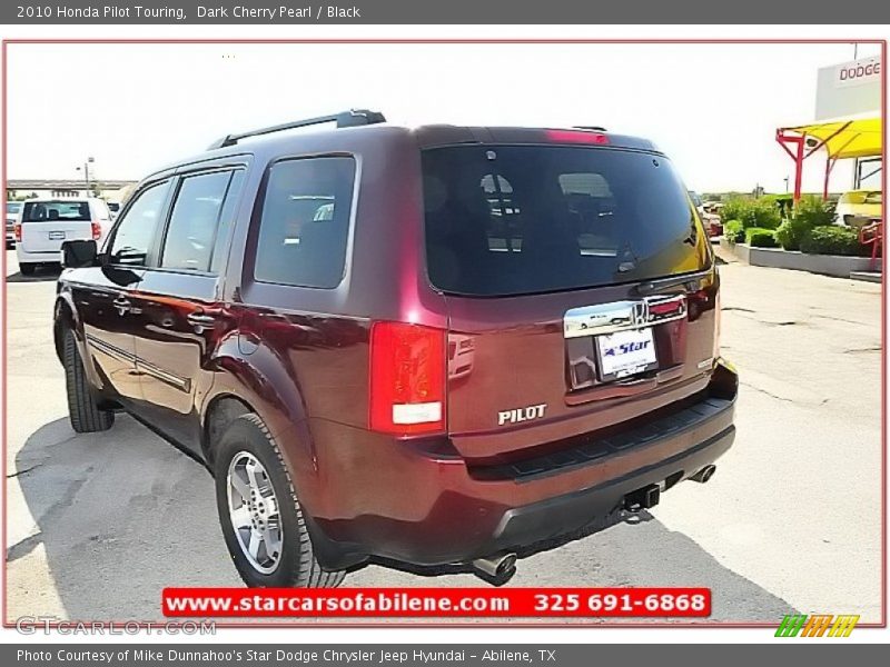 Dark Cherry Pearl / Black 2010 Honda Pilot Touring