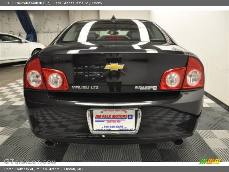 Black Granite Metallic / Ebony 2012 Chevrolet Malibu LTZ