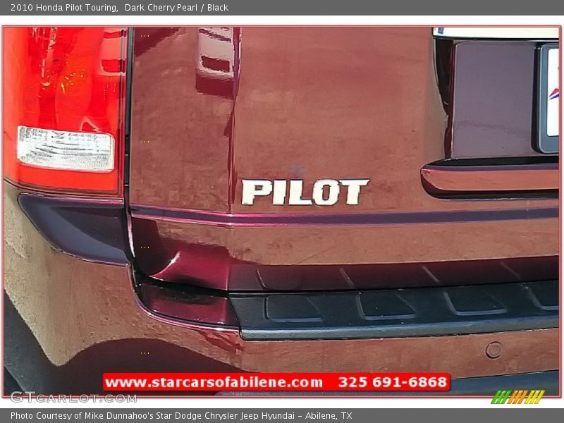 Dark Cherry Pearl / Black 2010 Honda Pilot Touring