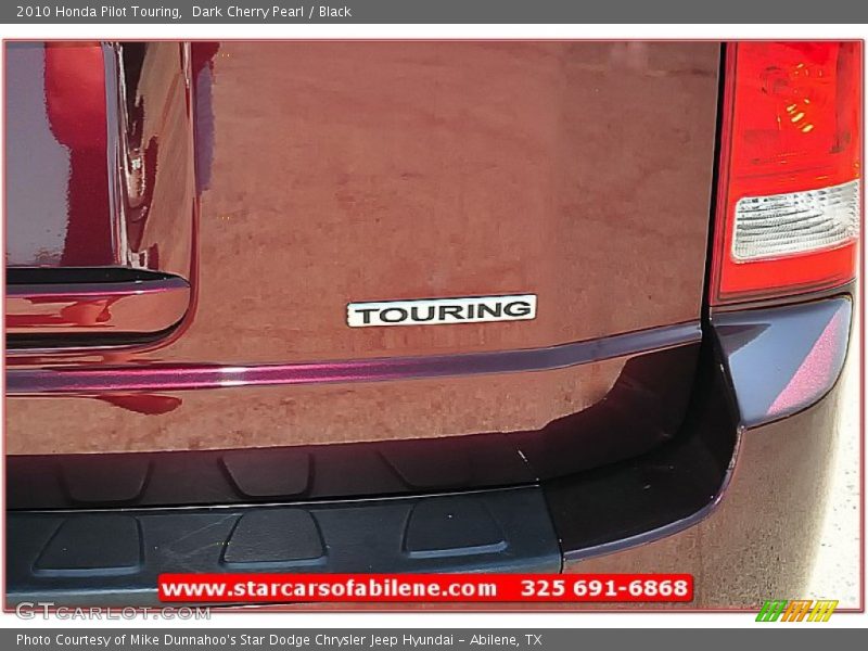 Dark Cherry Pearl / Black 2010 Honda Pilot Touring