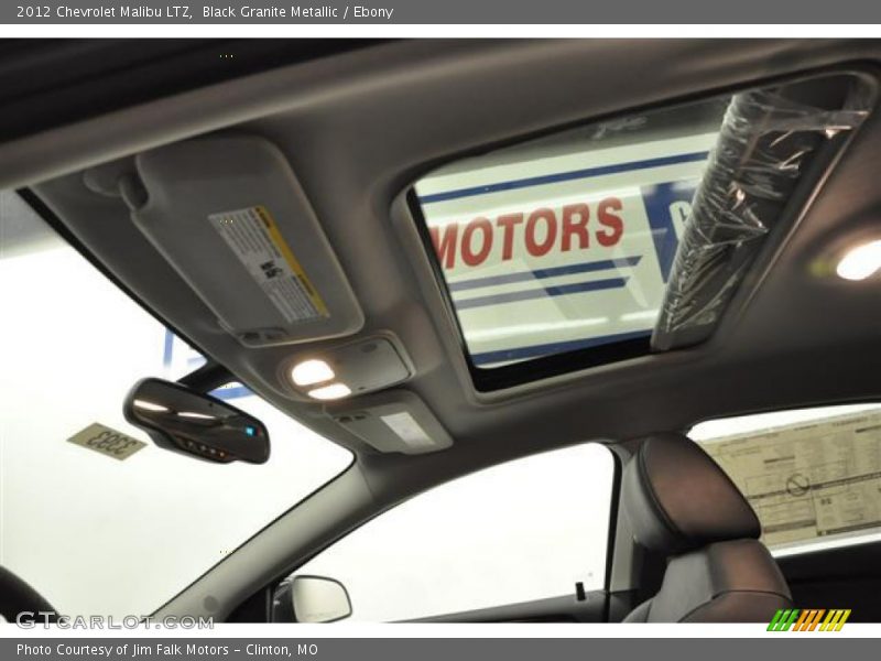 Black Granite Metallic / Ebony 2012 Chevrolet Malibu LTZ