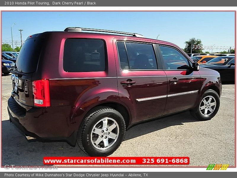 Dark Cherry Pearl / Black 2010 Honda Pilot Touring
