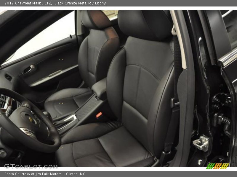 Black Granite Metallic / Ebony 2012 Chevrolet Malibu LTZ