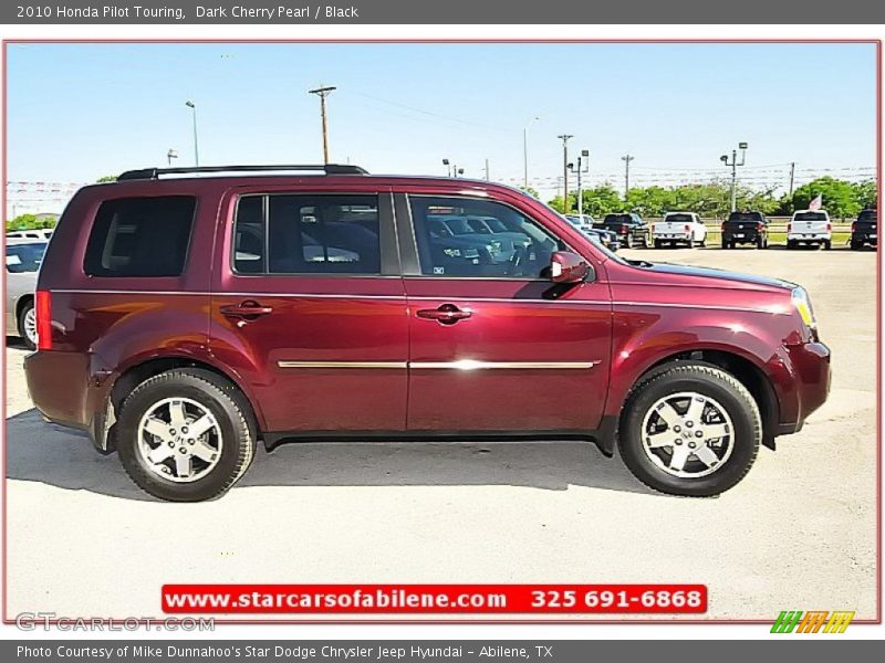 Dark Cherry Pearl / Black 2010 Honda Pilot Touring